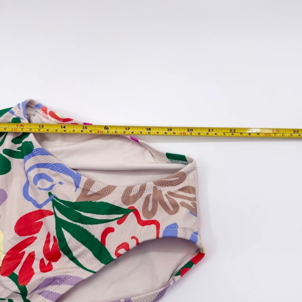 Gap Women Floral One Piece‎ Swimsuit Multi Color Botanical Print S 682425-12-1
